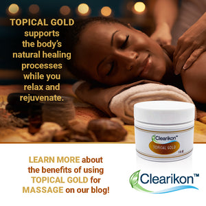 Topical Gold For Massage and Healing